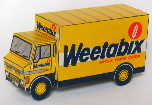 1980s Weetabix Lorry cut out WBX 1 made