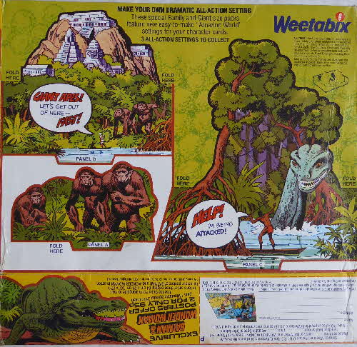 1979 Weetabix Amazing World of Batman & Wonderwoman Apes