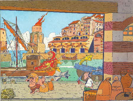 1976 Weetabix Asterix His Friends & Foes - Docks