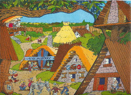 1976 Weetabix Asterix His Friends & Foes - Village