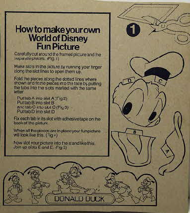 1978 Weetabix Walt Disney Characters & Florida Competition  Donald (betr) (5)