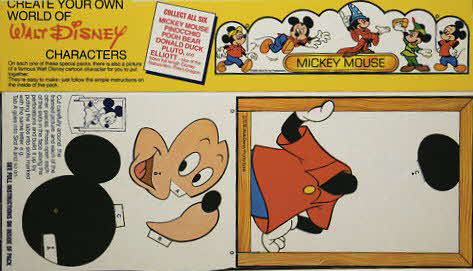 1978 Weetabix Walt Disney Characters & Florida Competition  Mickey (betr) (1)