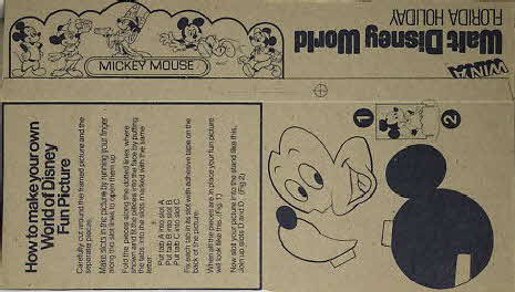 1978 Weetabix Walt Disney Characters & Florida Competition  Mickey (betr) (2)