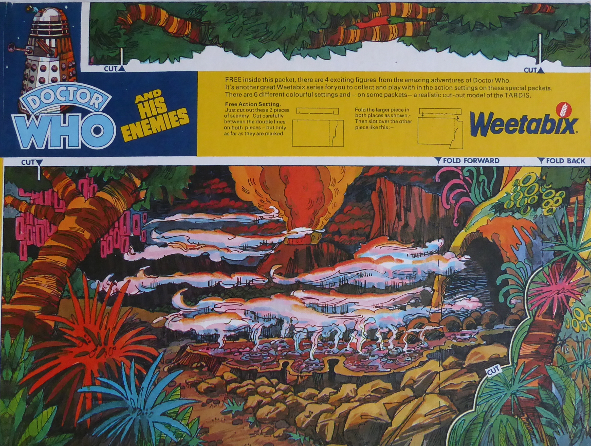 1975 Weetabix Dr Who & Enemies Jungle