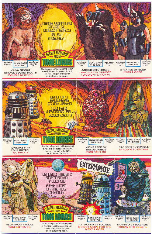 1977 Weetabix Dr Who Action Game 1