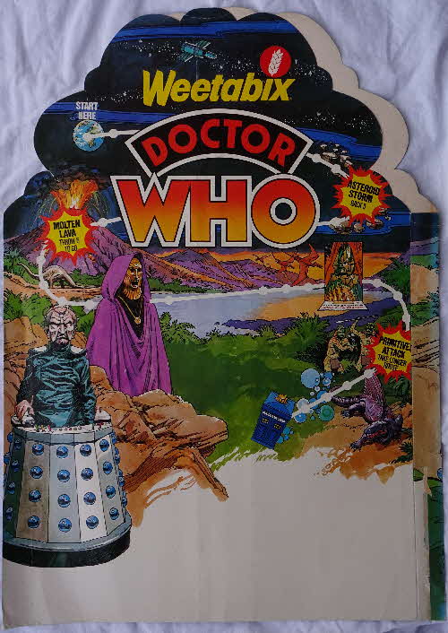 1977 Weetabix Dr Who Action Game Shop Display (1)