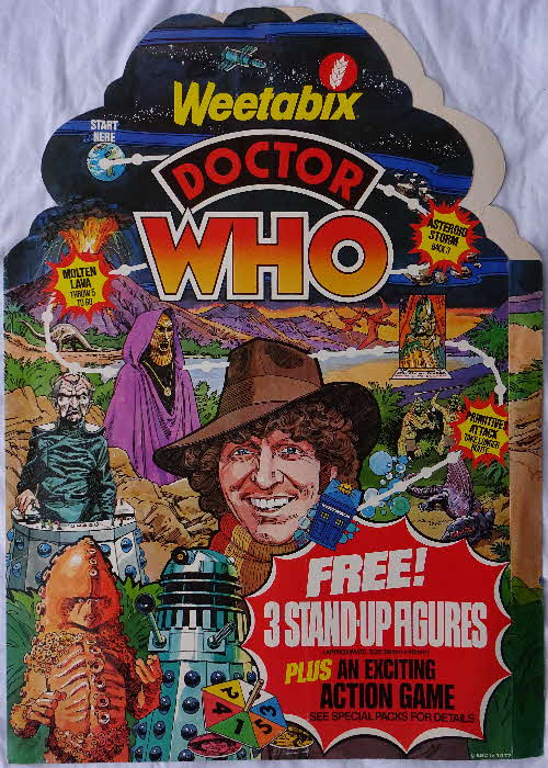 1977 Weetabix Dr Who Action Game Shop Display (2)