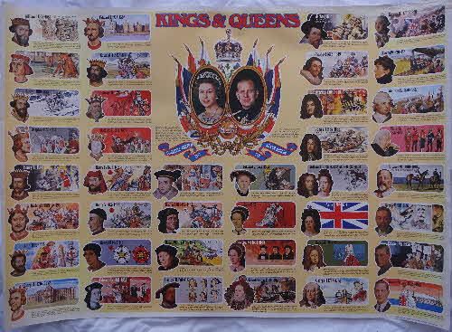 1977 Weetabix Kings & Queens Company Proof Posters (2)