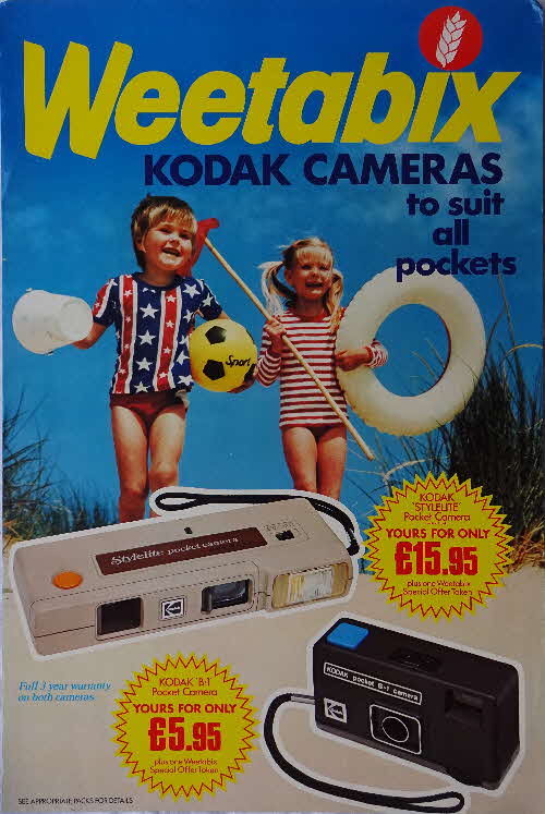 1979 Weetabix Kodak Camera Shop Poster