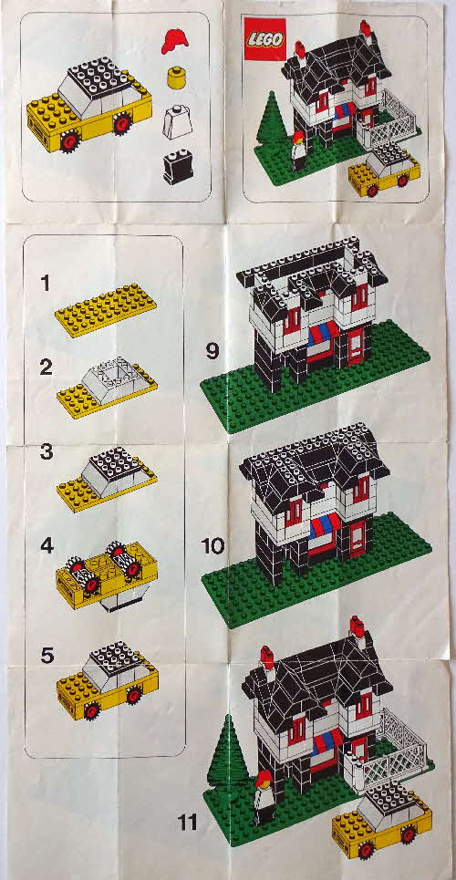 1976 Weetabix Lego Village HOuse & Car (3)