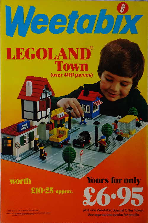 1976 Wetabix Legoland Town Shop Poster