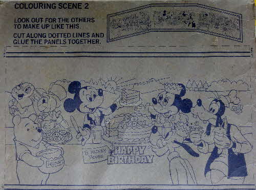 1978 Weetabix Mickey Mouse Playmates Scenes inside 1 (2)