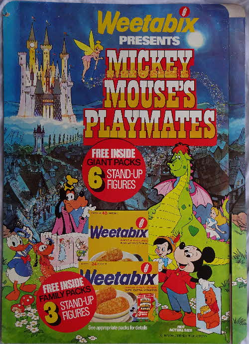 1978 Weetabix Mickey Mouse Playmates Shop Poster (2)