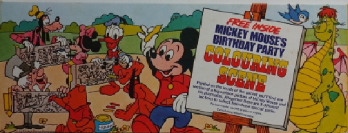 1978 Weetabix Mickey Mouse Playmates Small packet