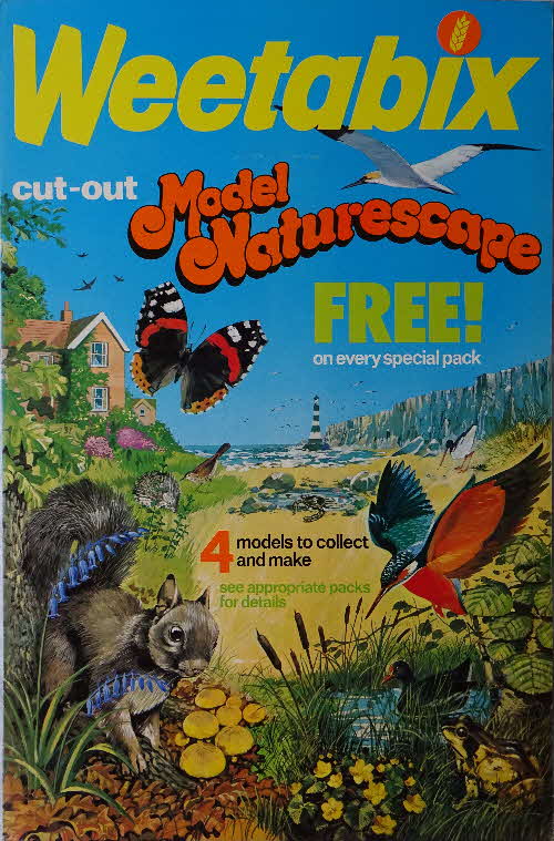 1977 Weetabix Naturescape Model Shop Poster