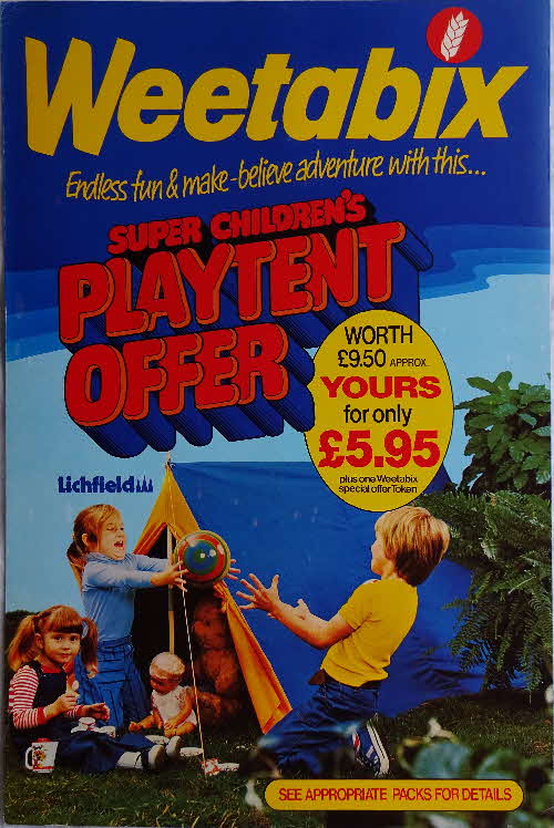 1977 Weetabix Playtent Shop Poster