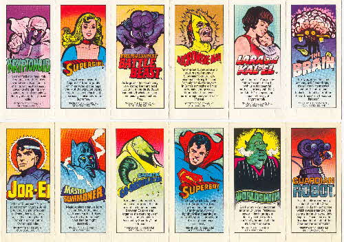 1978 Weetabix Superman 1 back