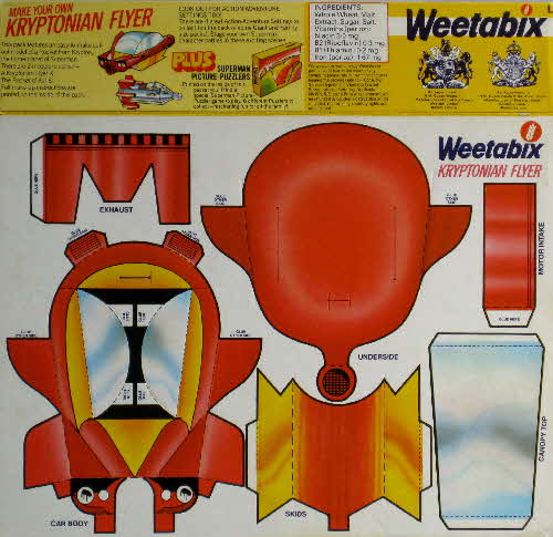 1978 Weetabix Superman Kryptonian Flyer