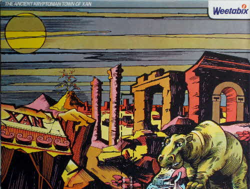 1978 Weetabix Superman The Ancient Krytonian Town of Xan