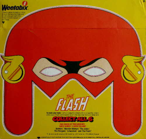 1980 Weetabix Batman Face Mask Flash