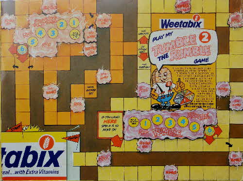 1983 Weetabix Board games No 2 Tumble the Rumble  (2)