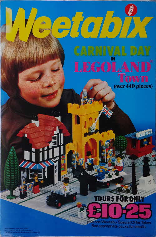 1980 Weetabix Legoland Town Shop Poster