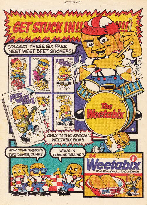 1983 Weetabix Neet Weet Band Stickers3
