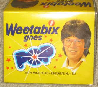 1983 Weetabix Pop Stickers promotional sticker storage holder (betr)