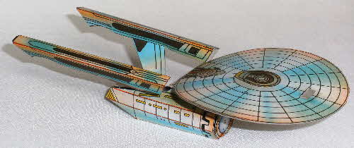 1980 Weetabix Star Trek Action Cards USS Enterprise made (3)