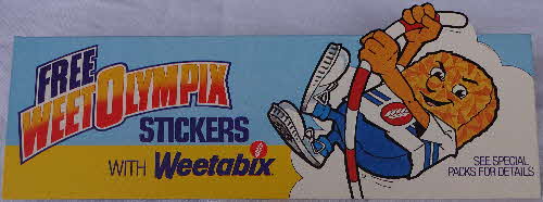 1984 Weetabix Weetagang WeetOlympix Shop Display