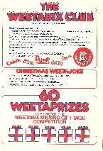 1985 Weetabix Club Xmas Edition1