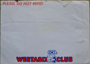 1983 Weetabix Weetagang envelope