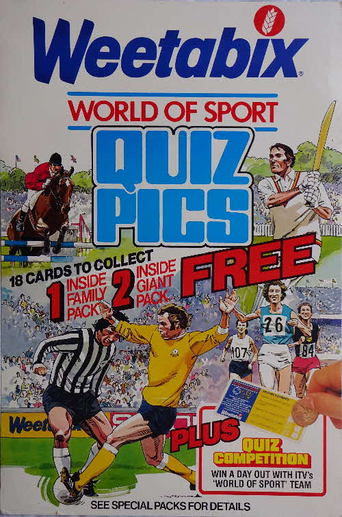 1981 Weetabix World of Sport Shop Poster