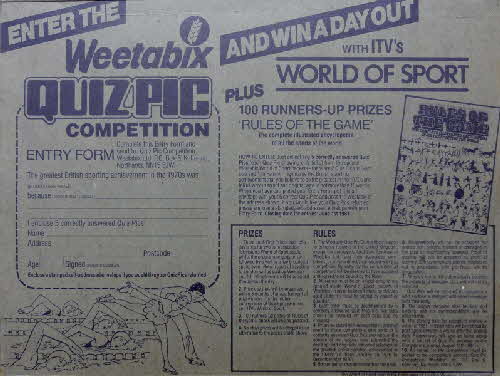 1981 Weetabix World of Sport inside (2)