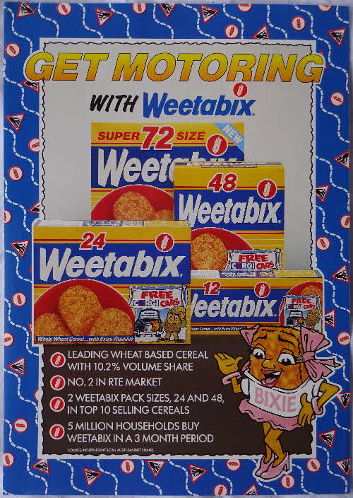 1989 Weetabix Weetagang Corgi Cars Poster 2