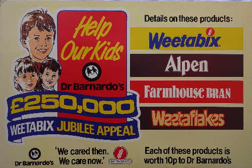 1986 Weetabix Dr Barnardo's Fund Raising Shop Display