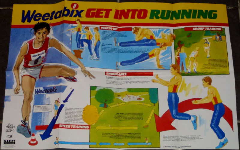 1985 Weetabix Get into Sport Running poster