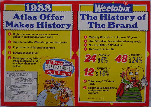 1989 Weetabix Weetagang History Book Promotion Planneer (2)