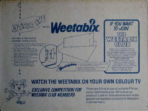 1986 Weetabix Weetagang Just Do It Instructions & Weetabix club