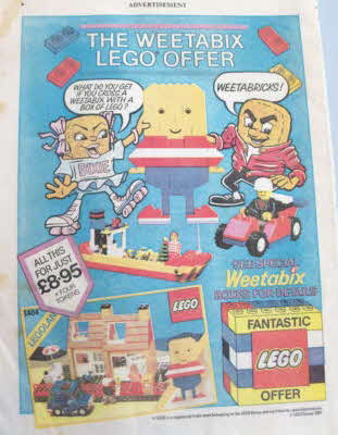 1987 Weetabix Legoland house (betr)