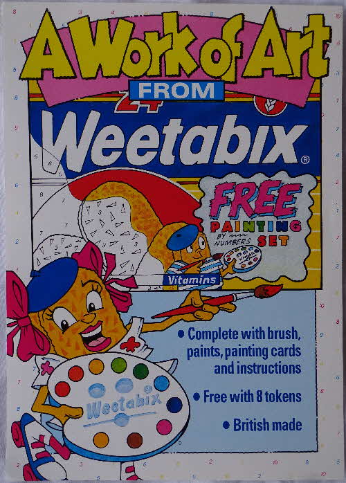 1988 Weetabix Weetagang Paint By Numbers advert