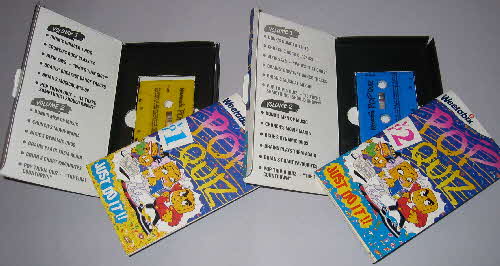 1987 Weetabix Pop Quiz Games inside