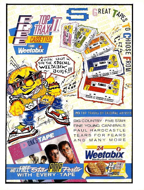 1986 Weetabix Top Trax 2 Advert