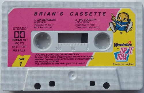 1986 Weetabix Top Trax 2 Brian Cassette (1)