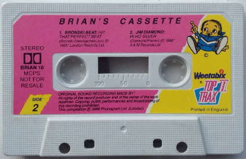 1986 Weetabix Top Trax 2 Brian Cassette (2)