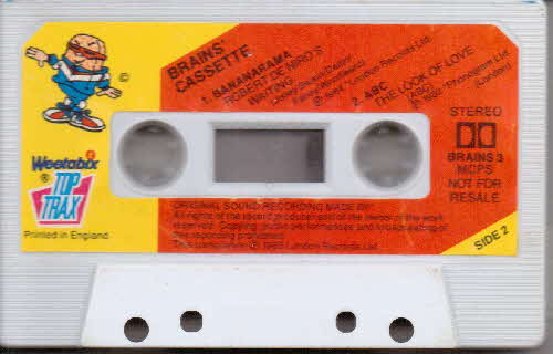 1985 Weetabix Top Trax Brains Cassette (1)