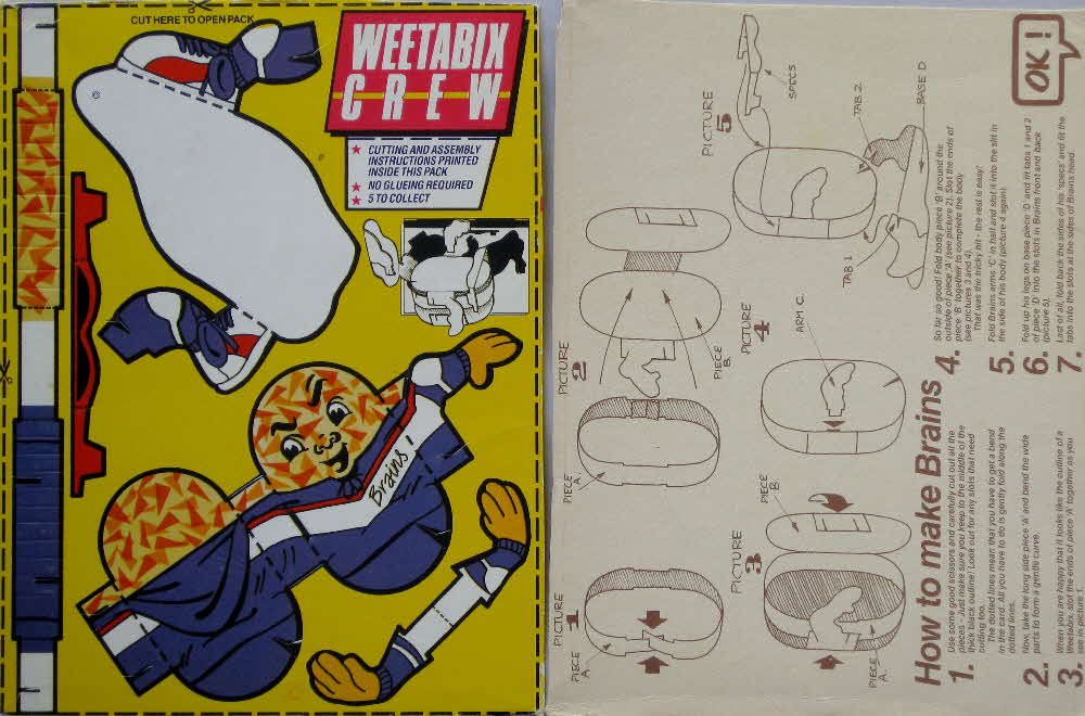 1986 Weetabix Crew Brains