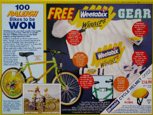 1992 Weetabix Winners Gear