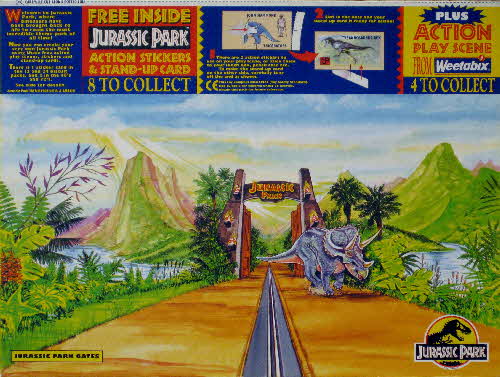 1993 Weetabix Jurassic Park Gates