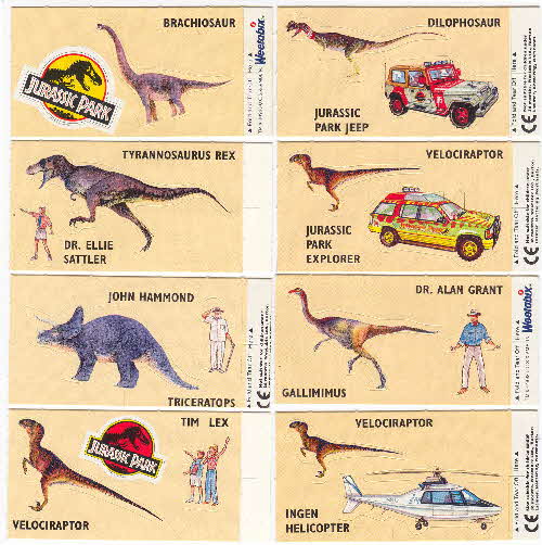 1993 Weetabix Jurassic Park